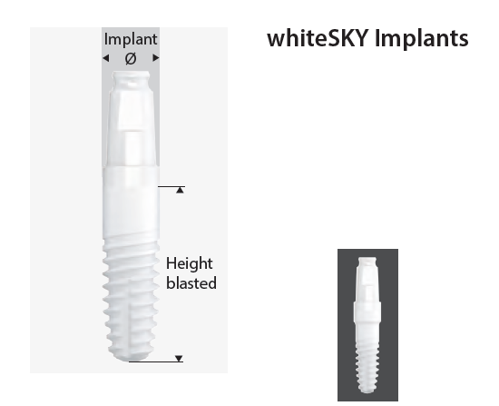 White sky implant
